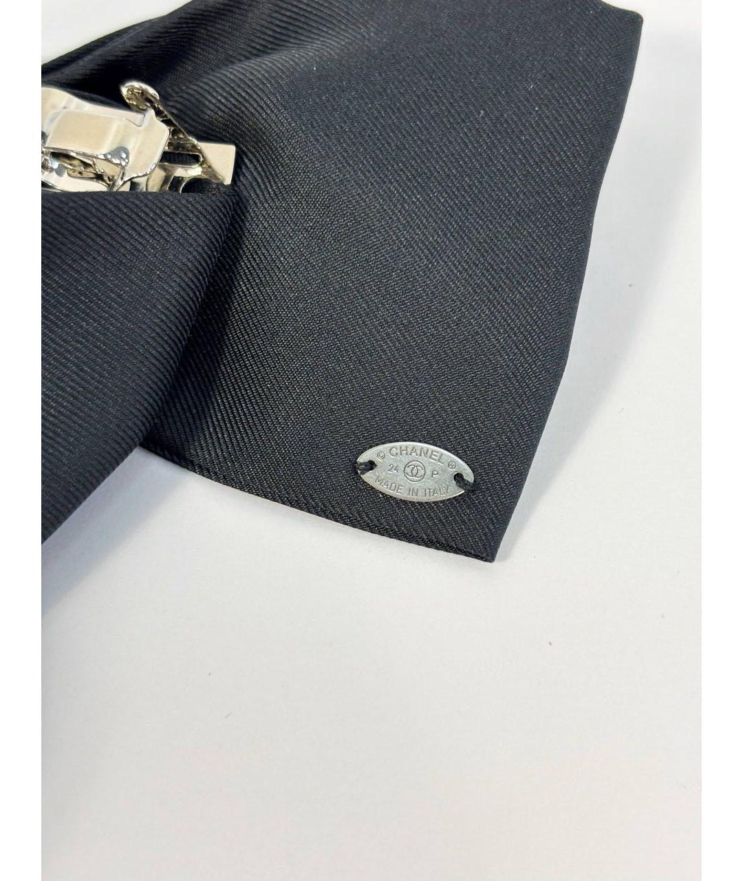 CHANEL Черная заколка, фото 4