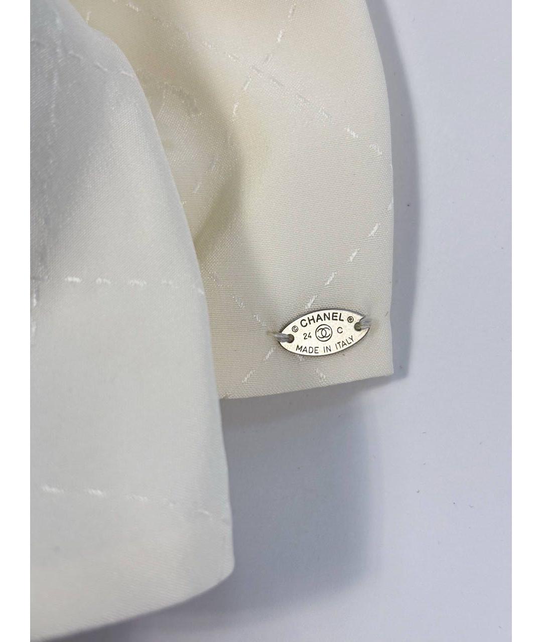 CHANEL Белая заколка, фото 4