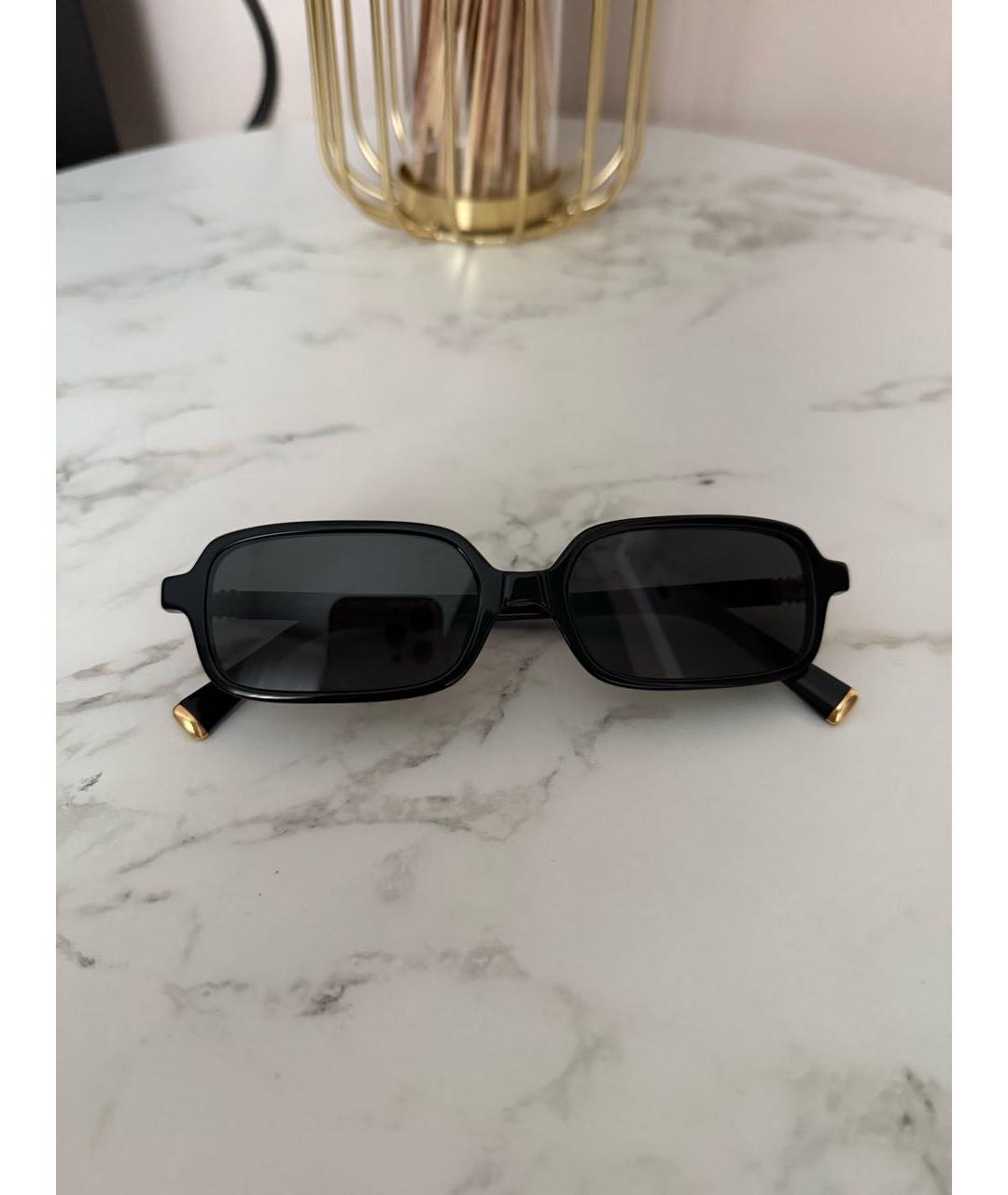 MIU MIU Черные пластиковые солнцезащитные очки, фото 7