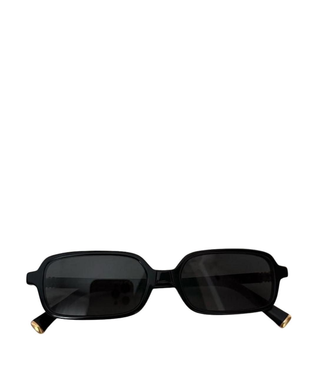 MIU MIU Черные пластиковые солнцезащитные очки, фото 1