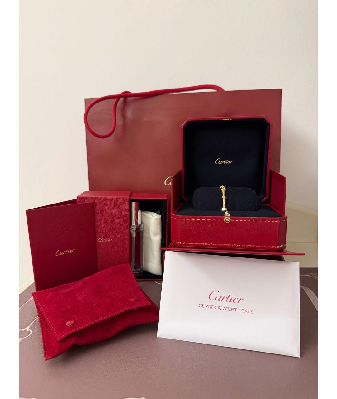 CARTIER Золотой браслет из розового золота, фото 7