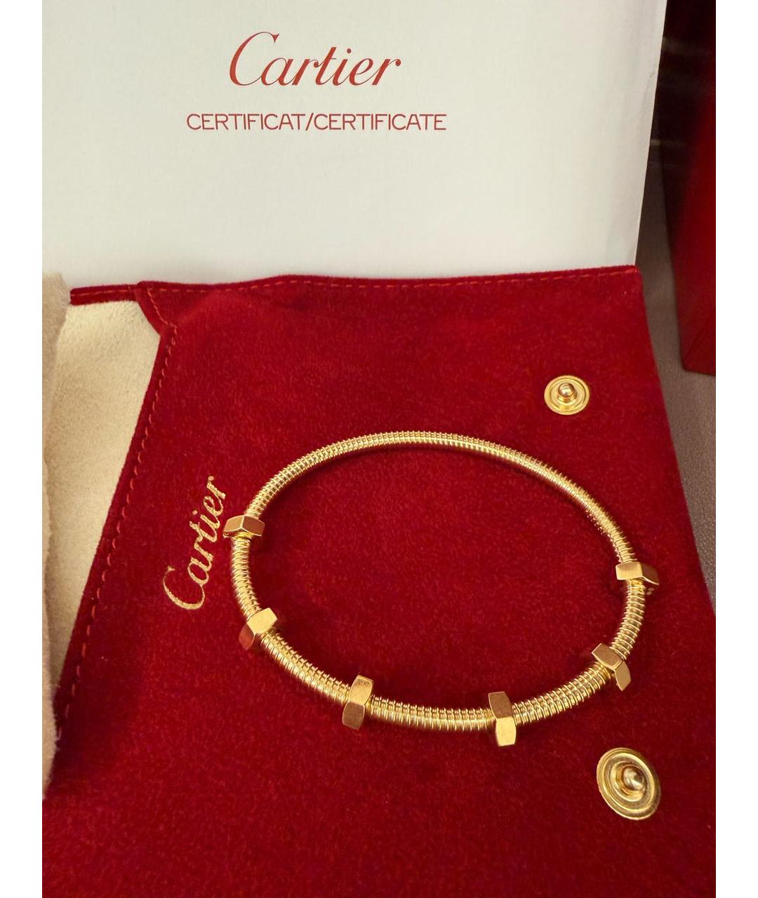 CARTIER Золотой браслет из розового золота, фото 3