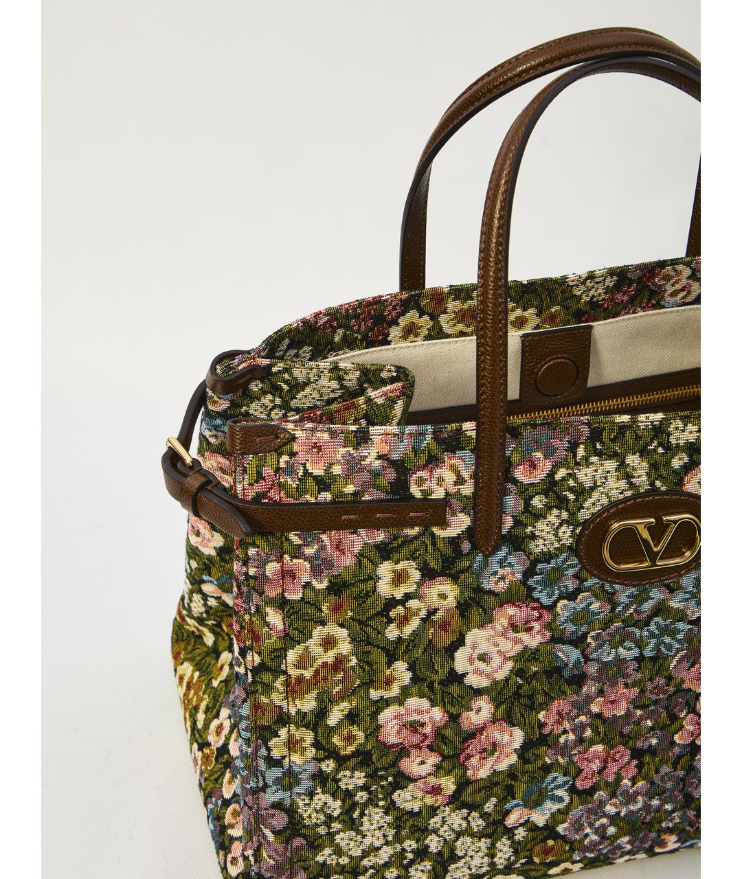 VALENTINO Мульти тканевая сумка тоут, фото 4