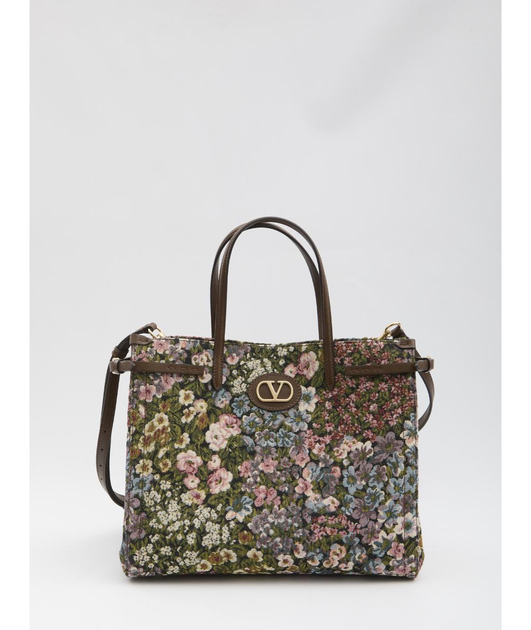 VALENTINO Мульти тканевая сумка тоут, фото 5