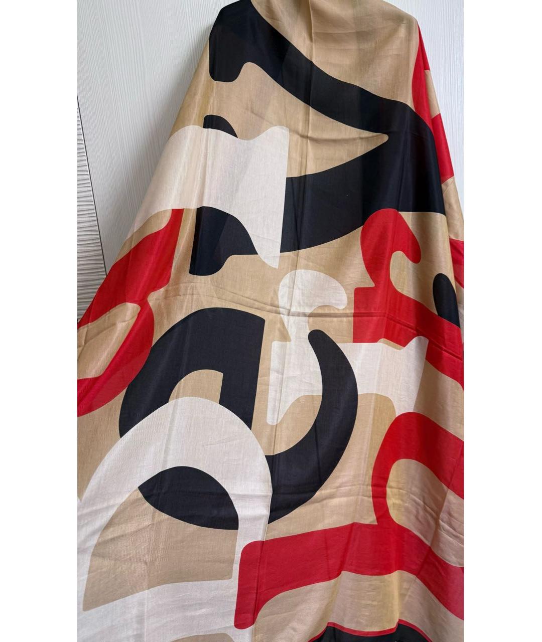 BURBERRY Мульти хлопковый платок, фото 5