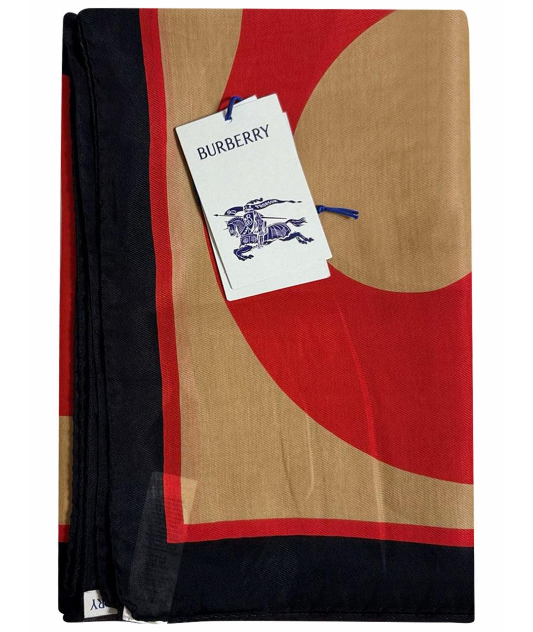 BURBERRY Мульти хлопковый платок, фото 1