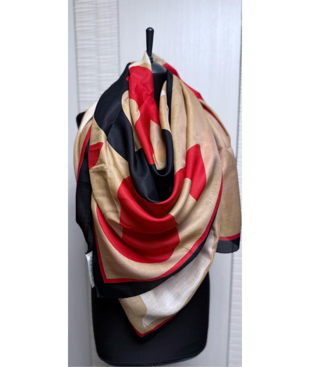 BURBERRY Мульти хлопковый платок, фото 3