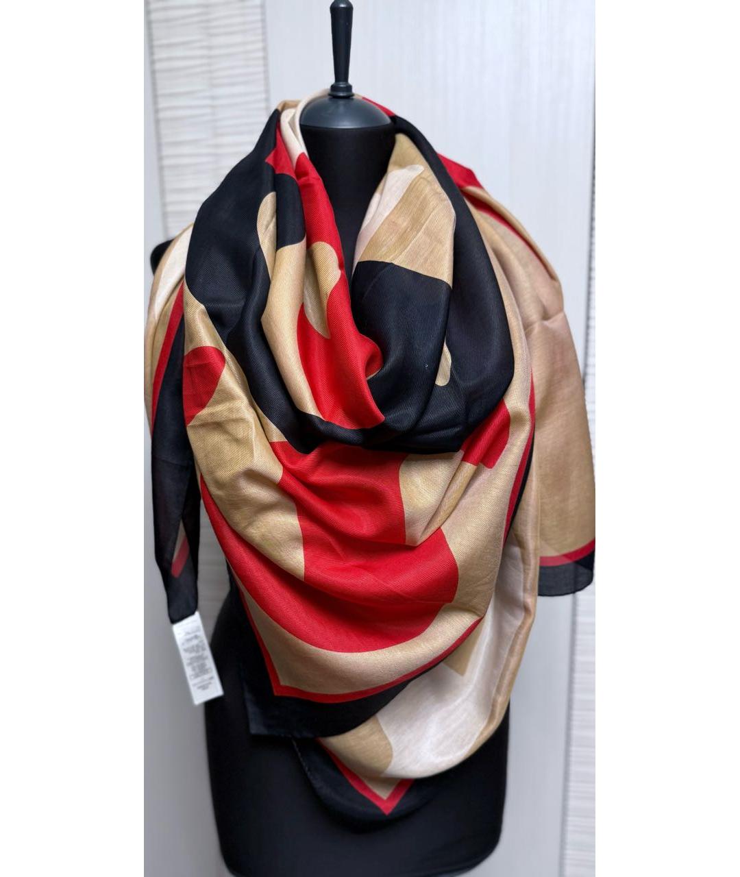 BURBERRY Мульти хлопковый платок, фото 2