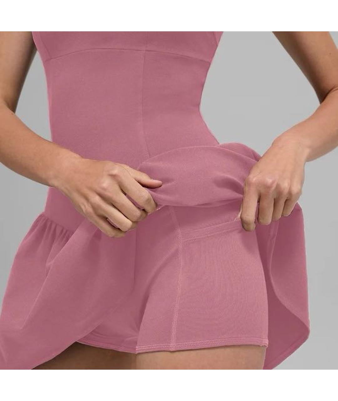 ALO YOGA Розовое платье, фото 2