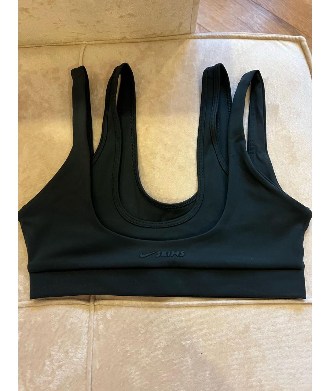 SKIMS Зеленая полиамидовая майка, фото 3