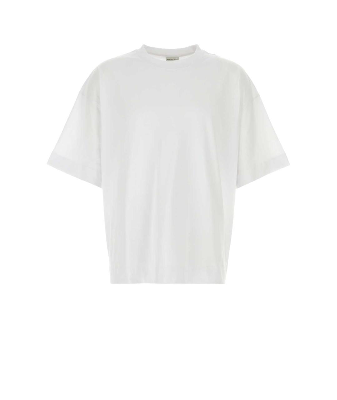 DRIES VAN NOTEN Белая хлопковая футболка, фото 1