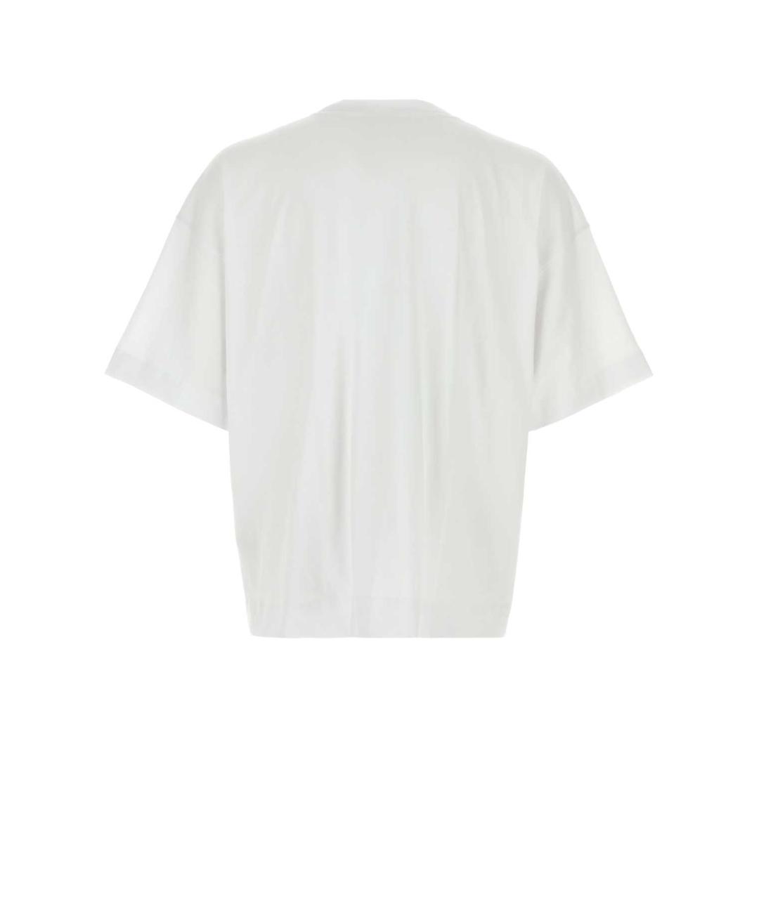 DRIES VAN NOTEN Белая хлопковая футболка, фото 2