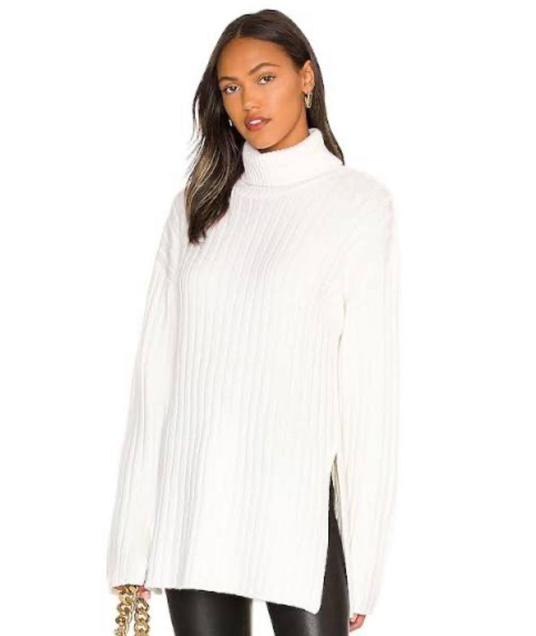 EQUIPMENT Белый шерстяной джемпер / свитер, фото 6