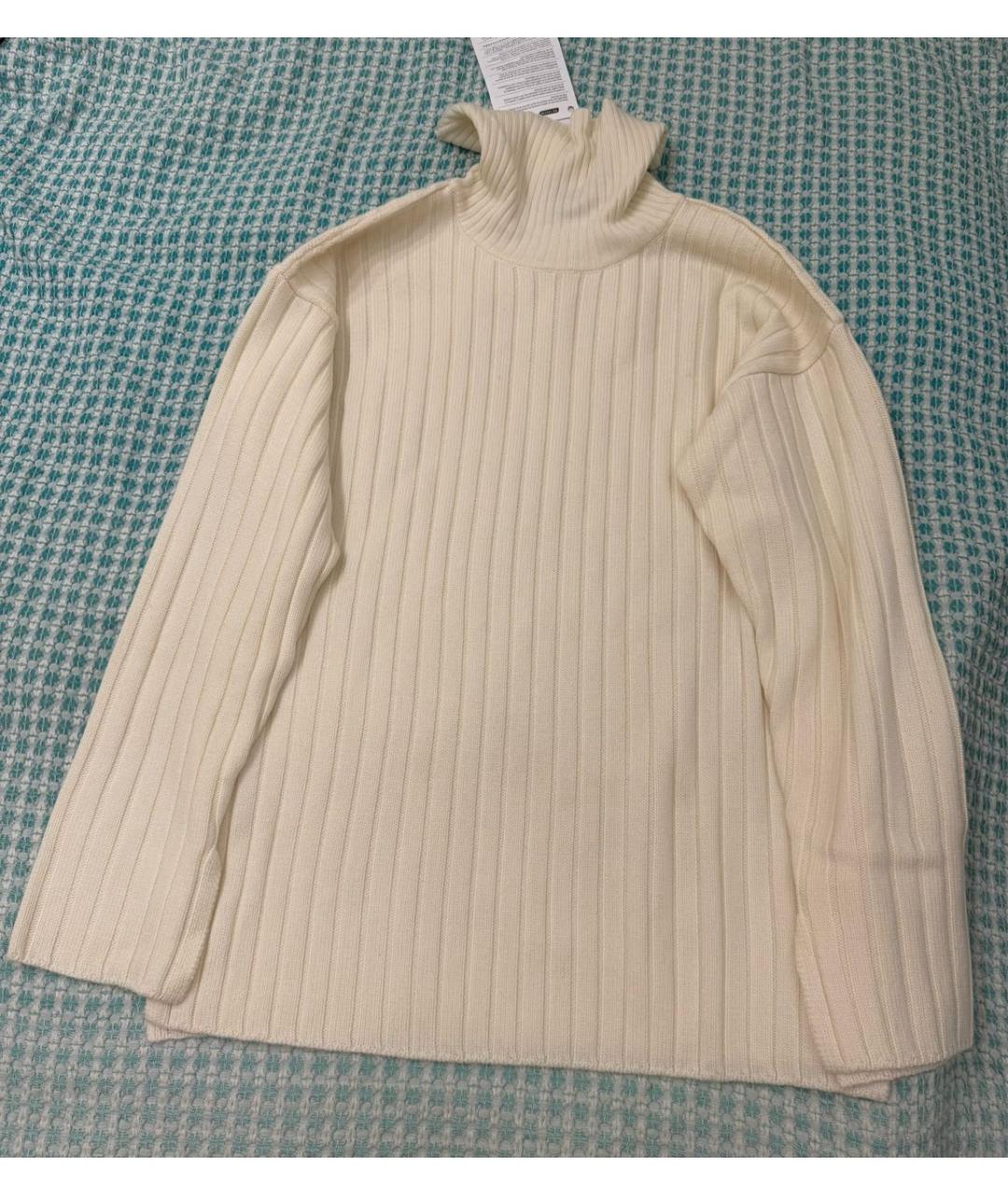 EQUIPMENT Белый шерстяной джемпер / свитер, фото 2