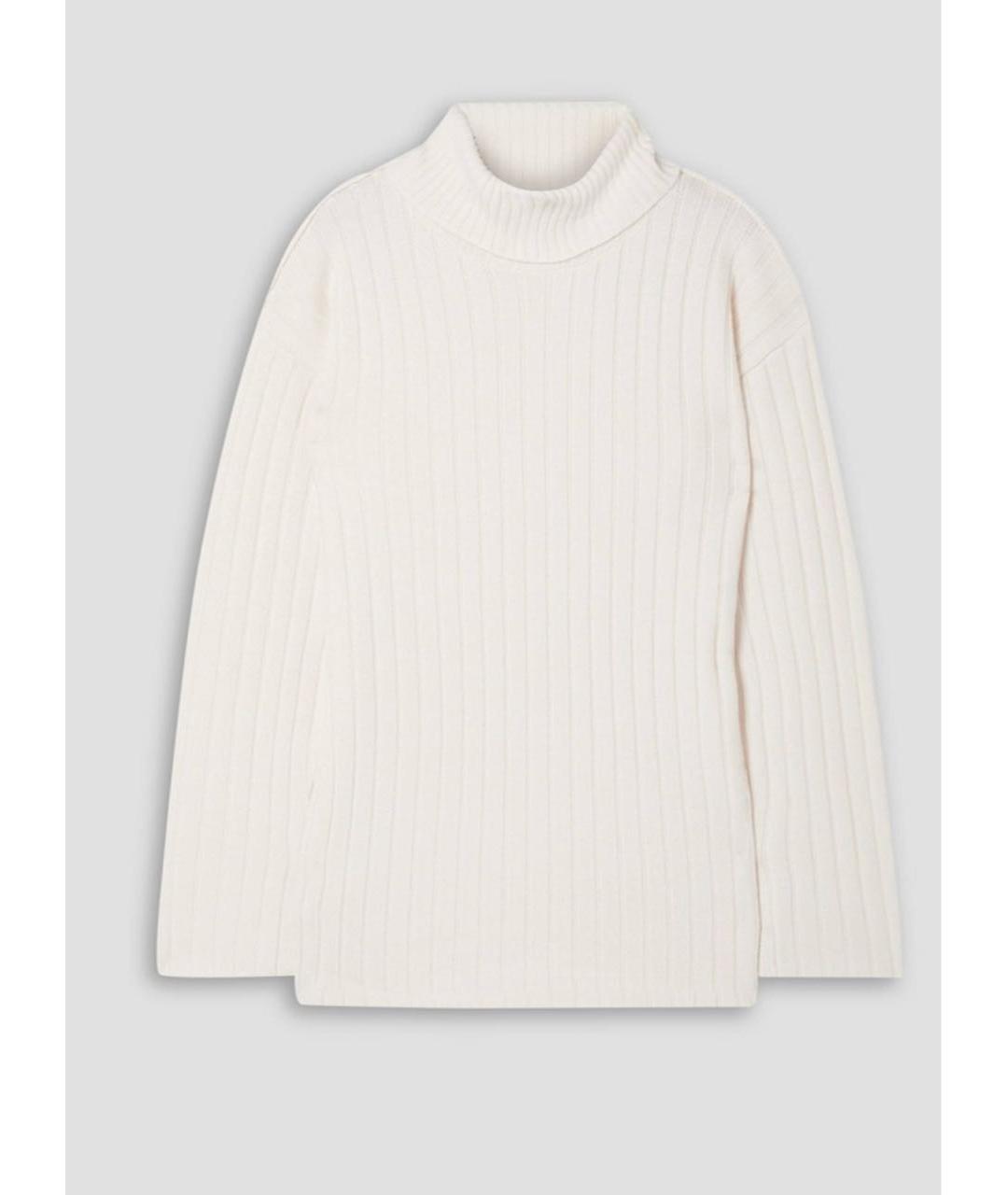 EQUIPMENT Белый шерстяной джемпер / свитер, фото 9