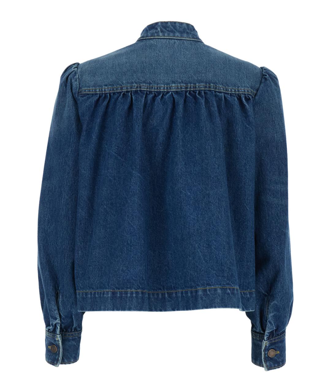 CHLOE Синяя хлопковая куртка, фото 2