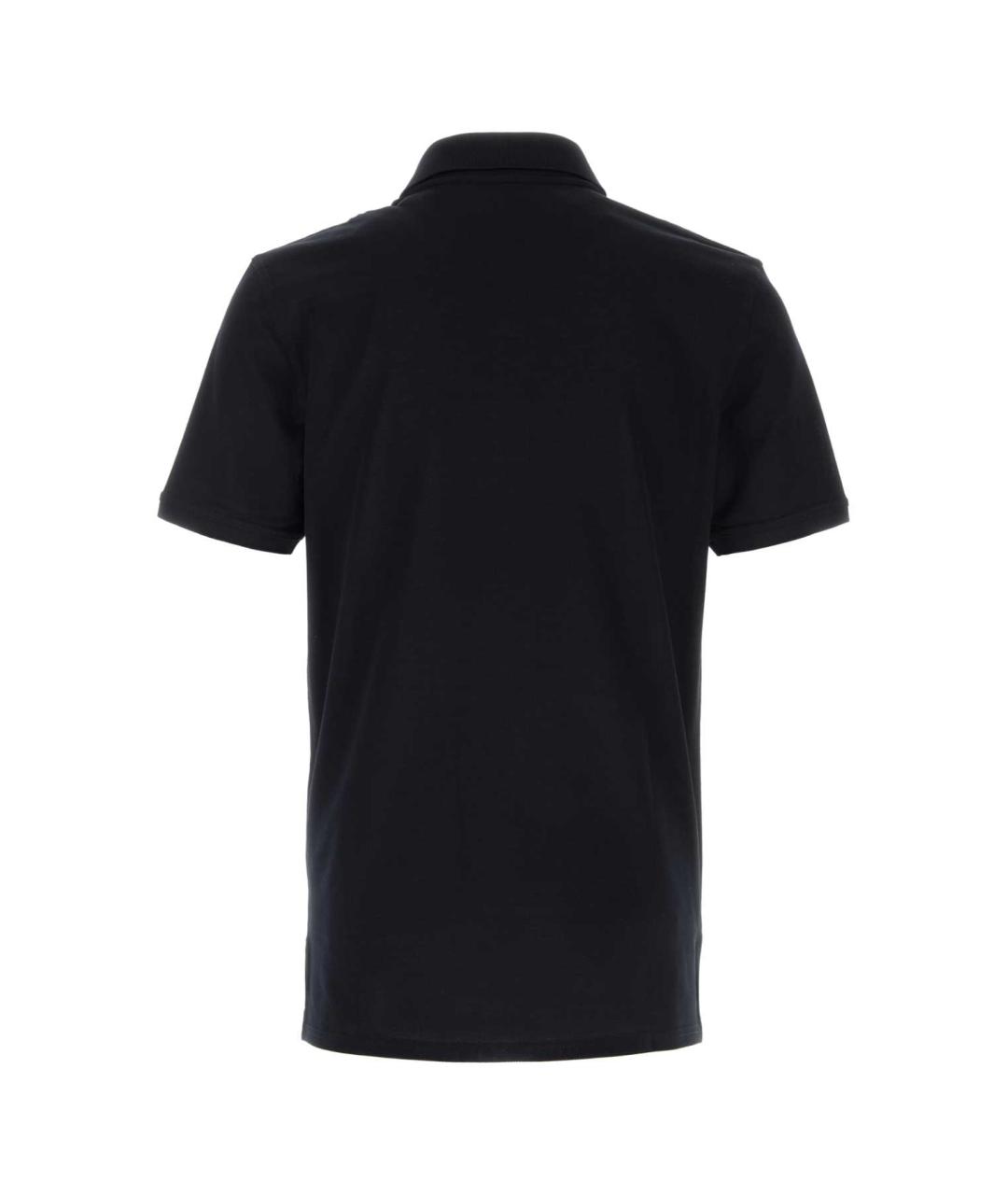 GIVENCHY Черное хлопковое поло с коротким рукавом, фото 2