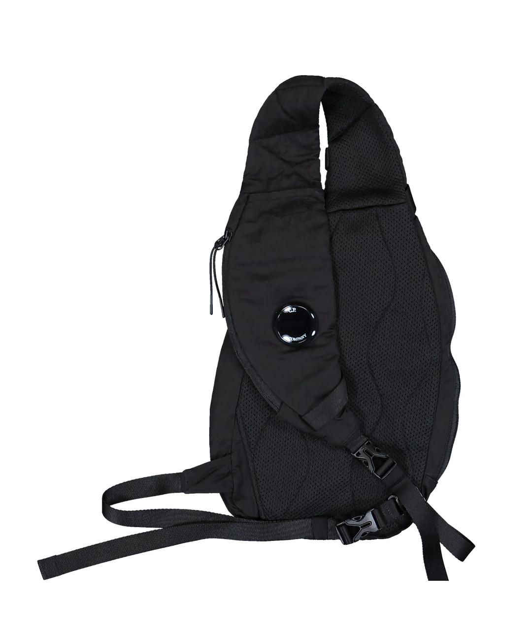 CP COMPANY Черная тканевая сумка на плечо, фото 3