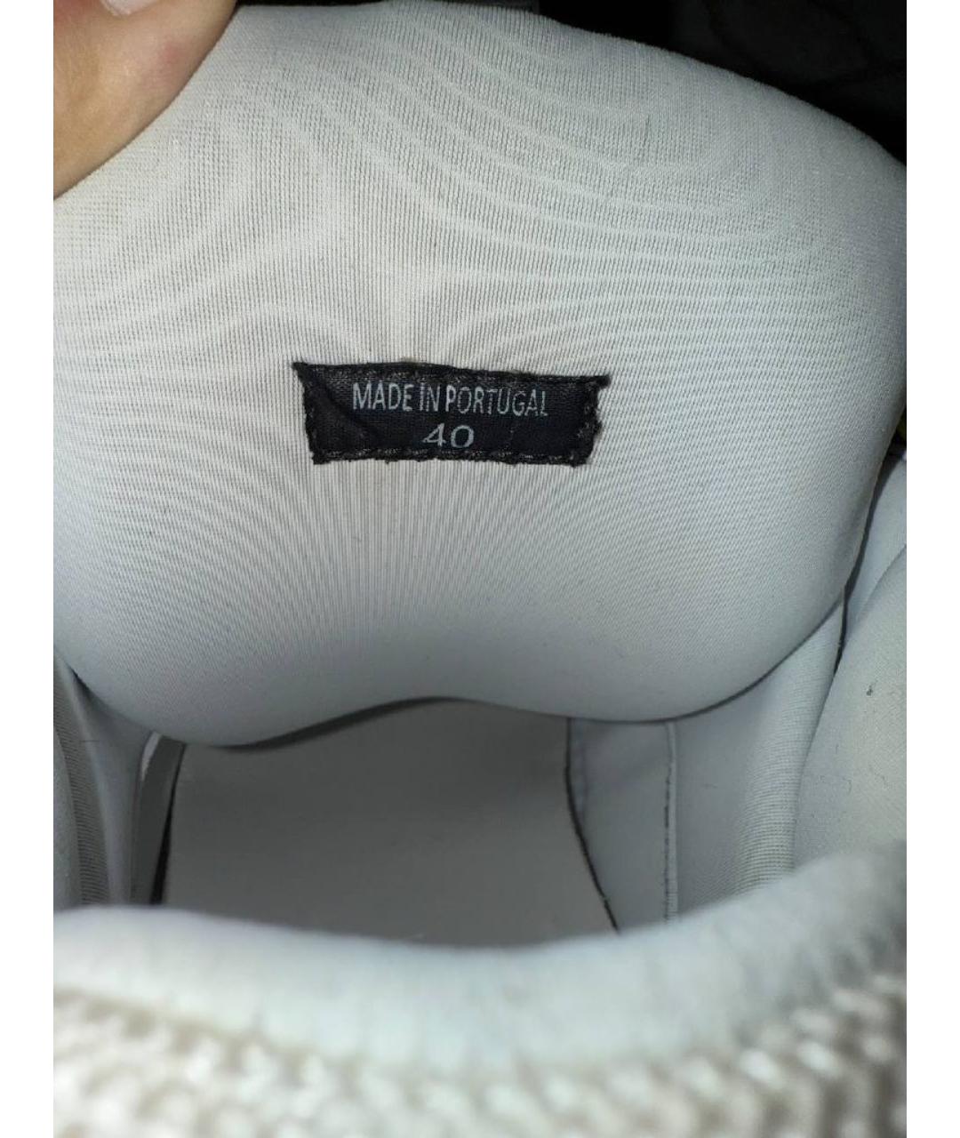 LANVIN Белые низкие кроссовки / кеды, фото 3