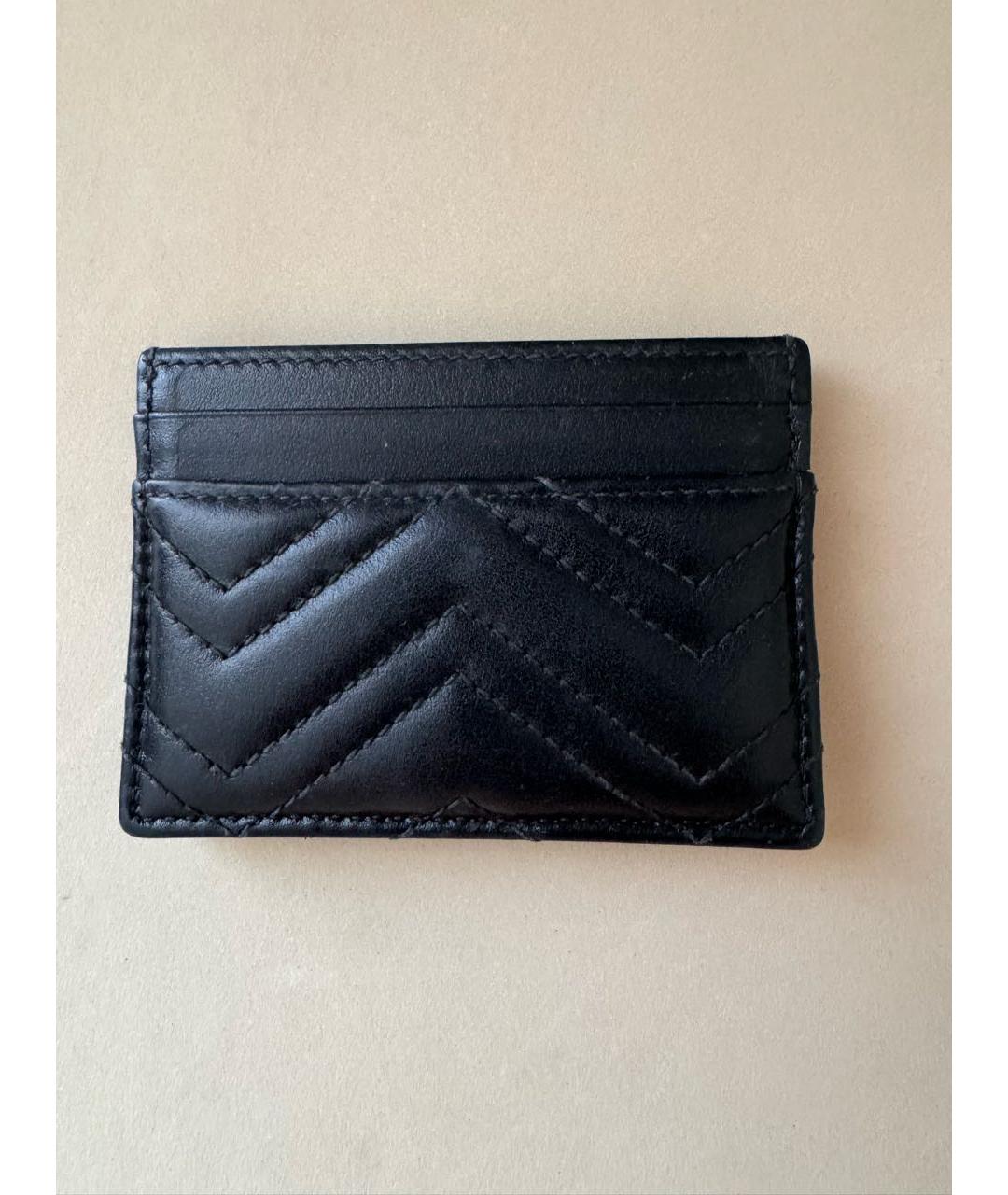 GUCCI Черный кожаный кардхолдер, фото 2
