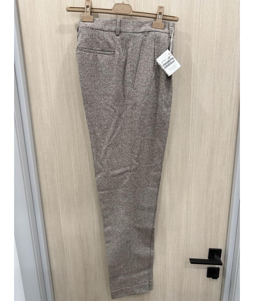 BRUNELLO CUCINELLI Шерстяные повседневные брюки, фото 3