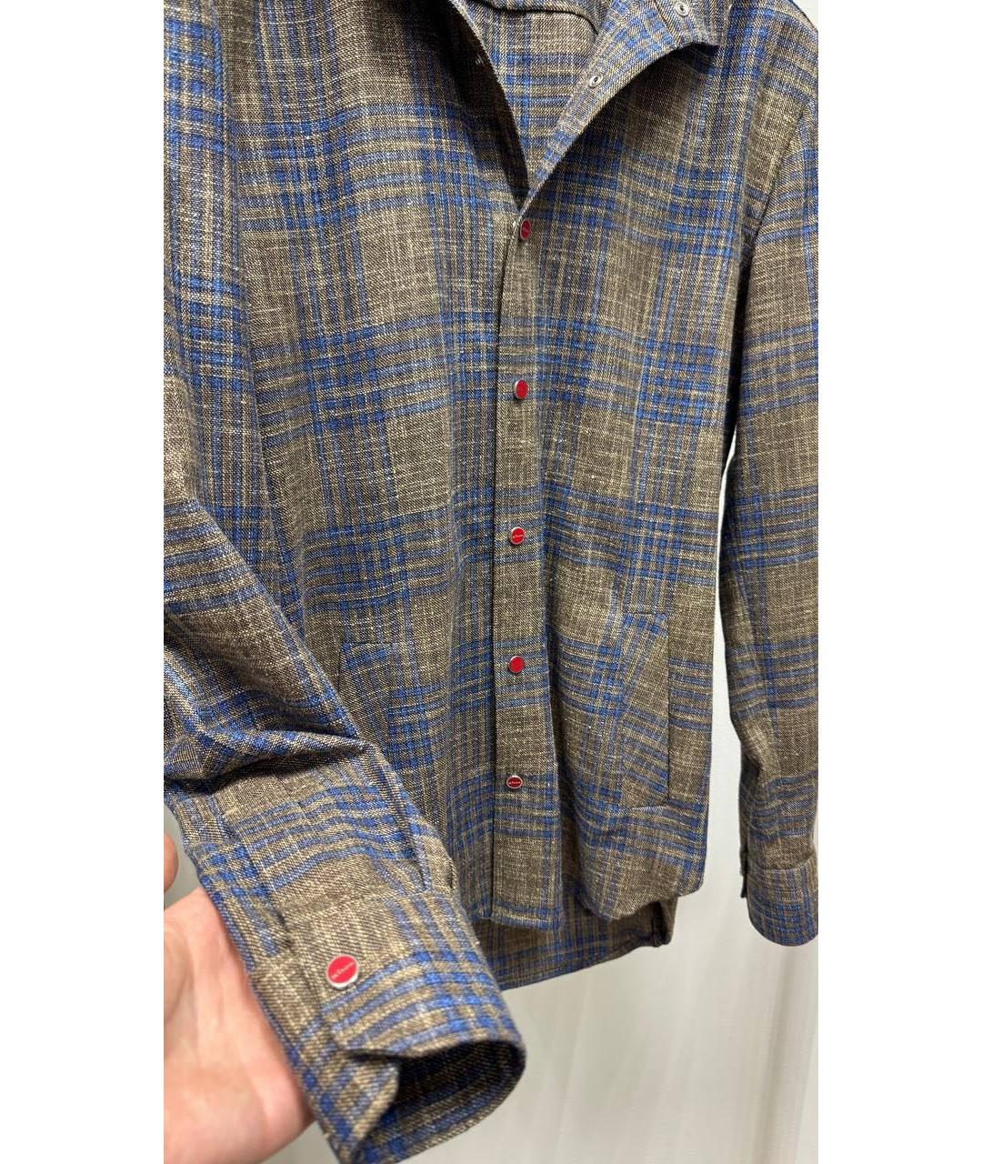 KITON Шерстяная кэжуал рубашка, фото 3