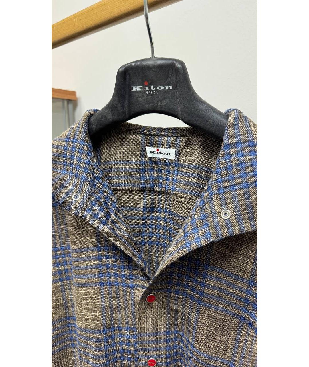 KITON Шерстяная кэжуал рубашка, фото 2