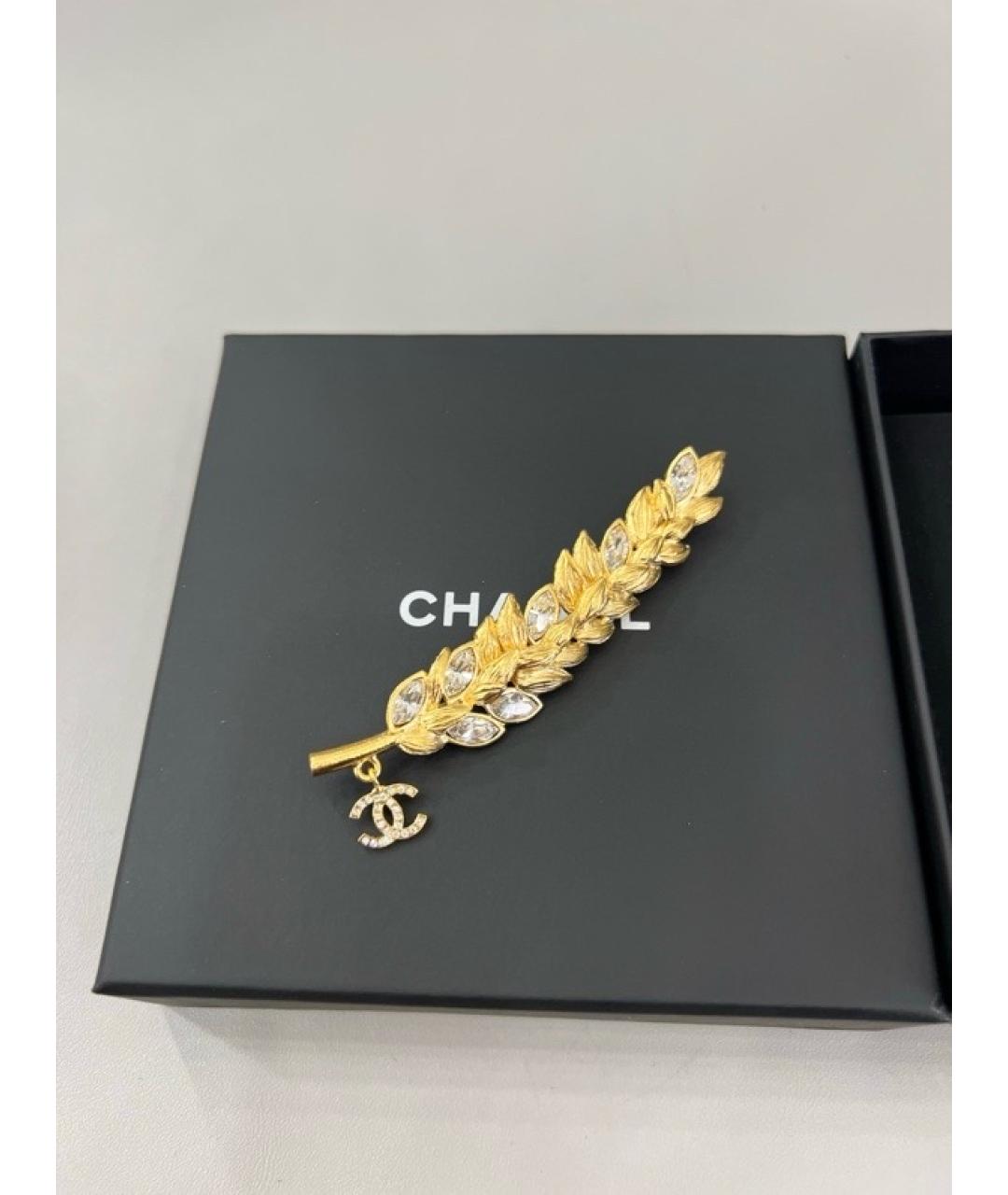 CHANEL Золотая булавка / брошь, фото 4