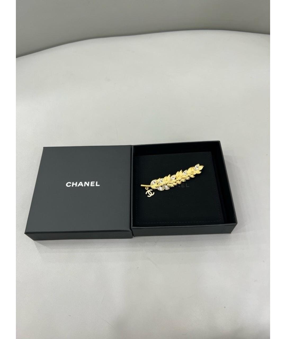 CHANEL Золотая булавка / брошь, фото 2