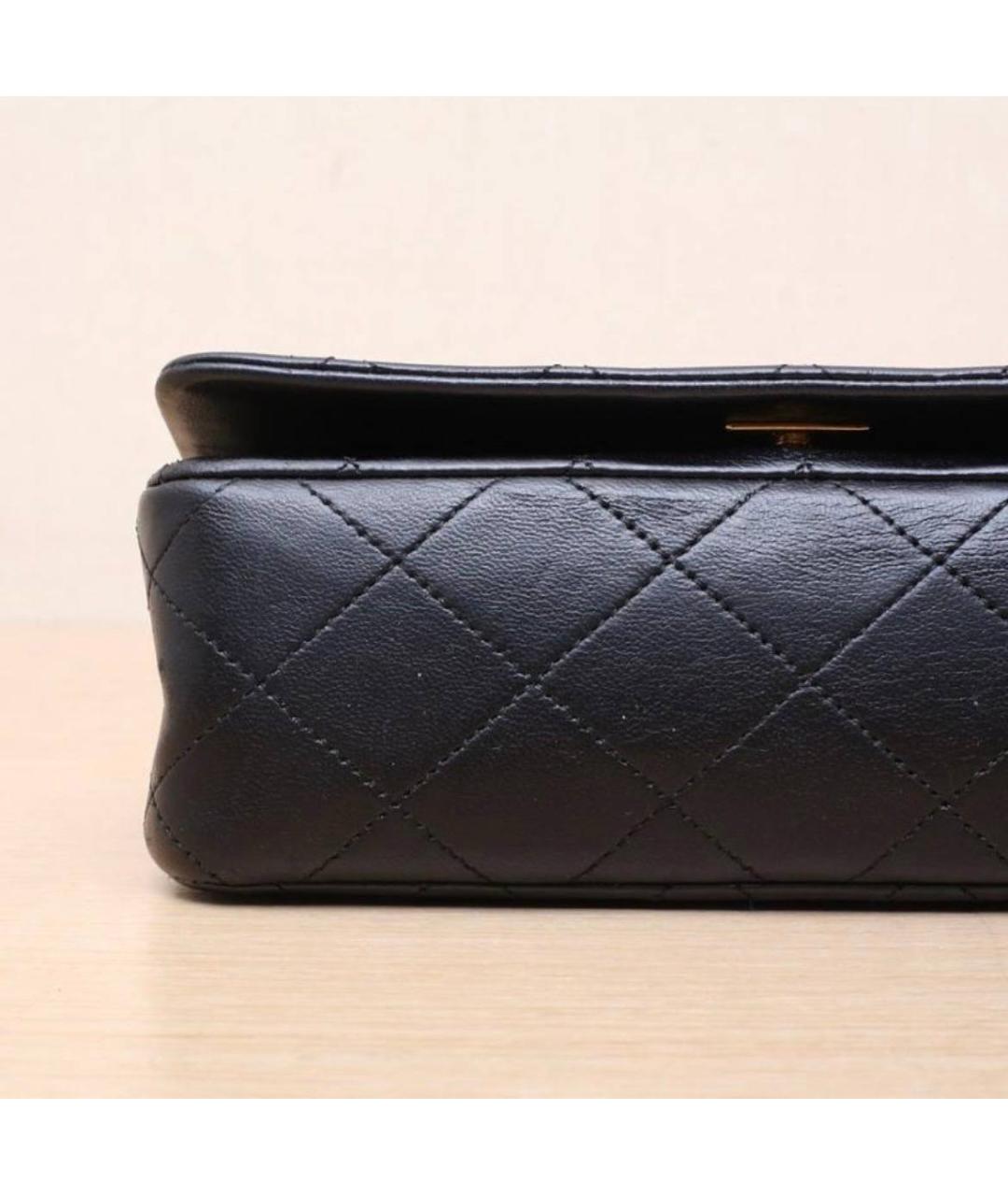 CHANEL Черная кожаная сумка через плечо, фото 5