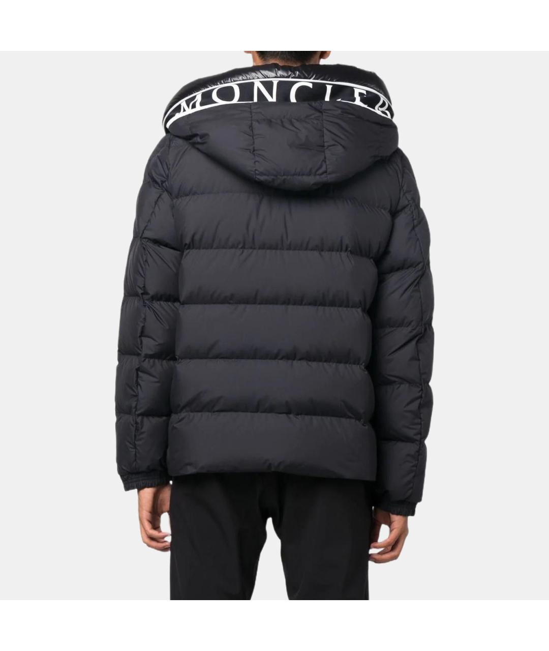 MONCLER Темно-синяя полиамидовая куртка, фото 3