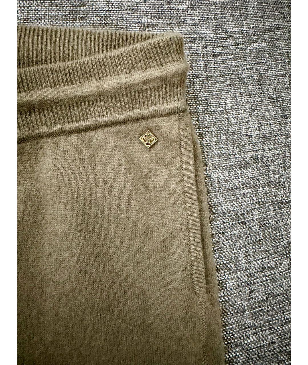 SANDRO Хаки кашемировые брюки узкие, фото 6