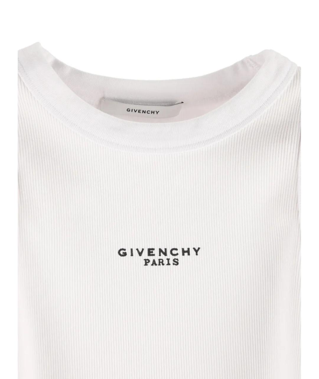 GIVENCHY Белая хлопковая майка, фото 5
