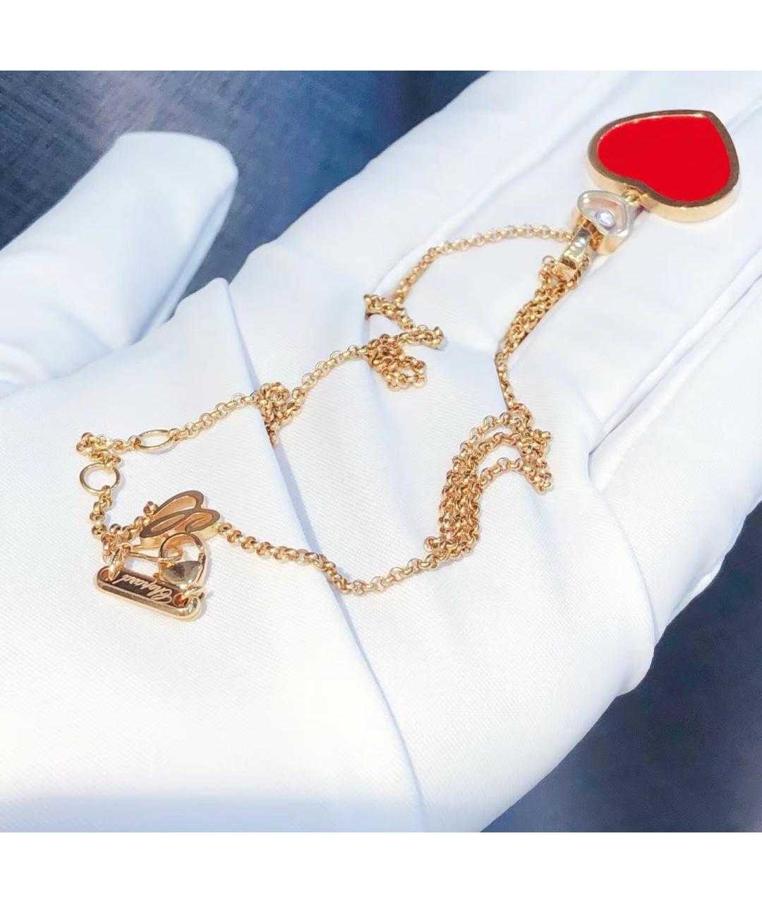 CHOPARD Красное колье из розового золота, фото 4