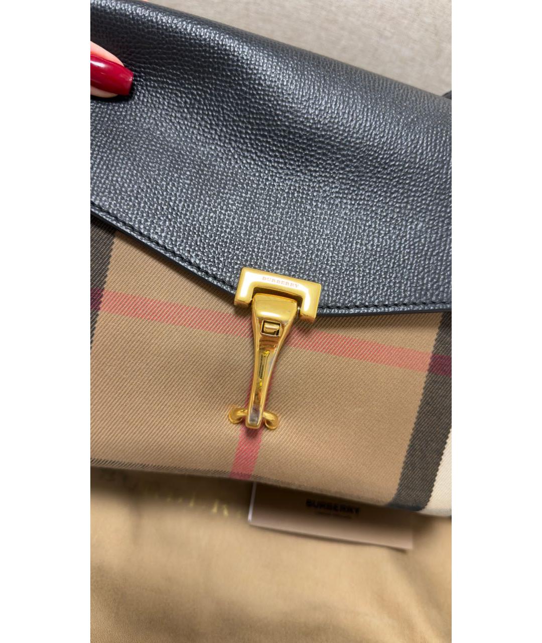 BURBERRY Мульти кожаная сумка через плечо, фото 5