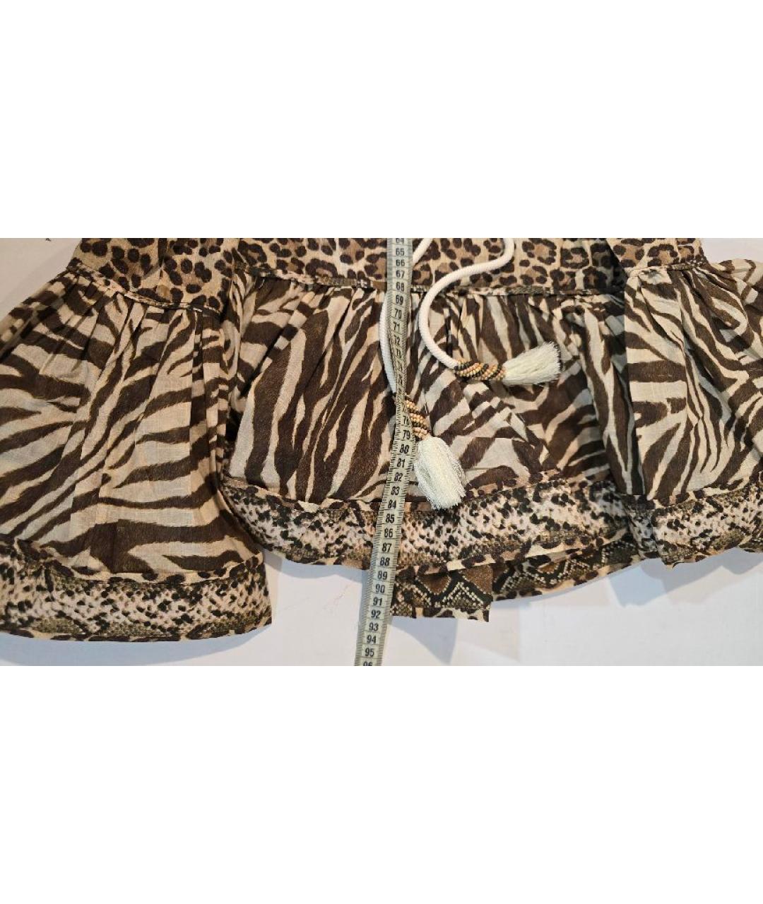 ZIMMERMANN Коричневое хлопковое платье, фото 7