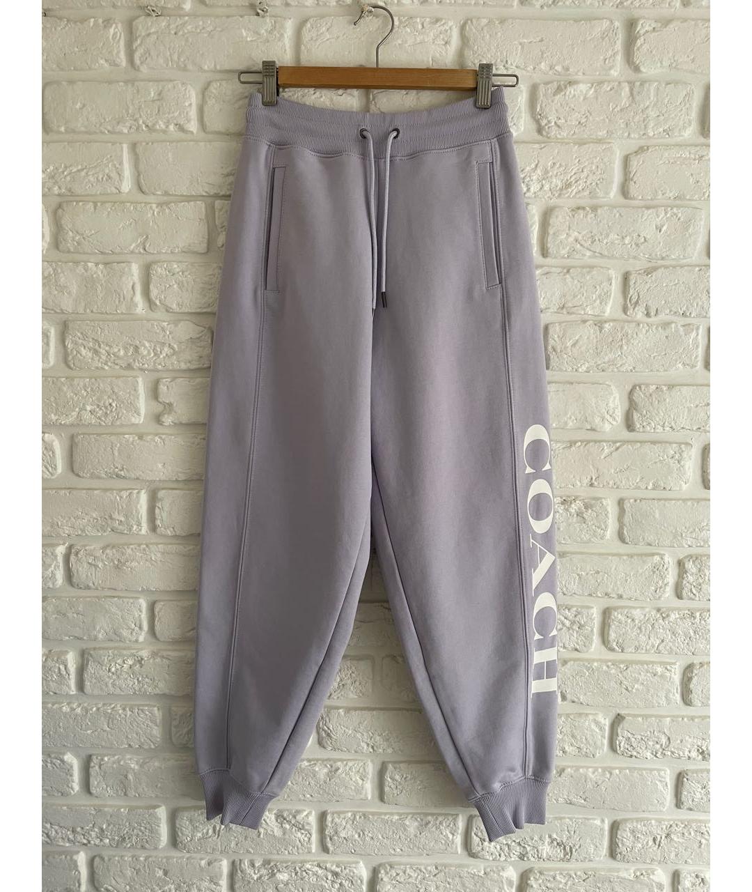 COACH Фиолетовый хлопковый спортивные костюмы, фото 9