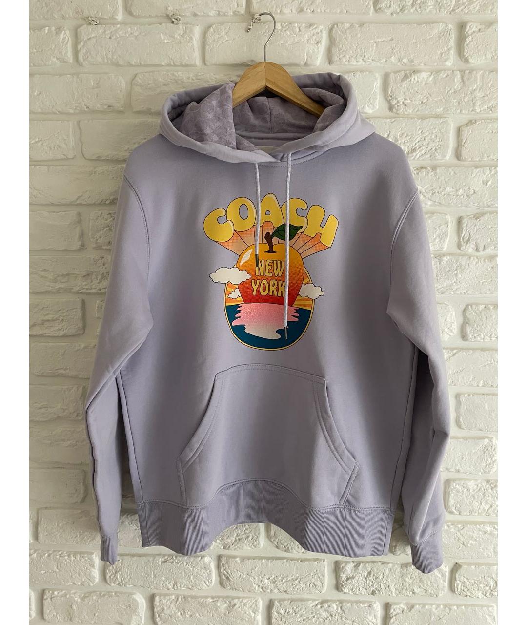 COACH Фиолетовый хлопковый спортивные костюмы, фото 5