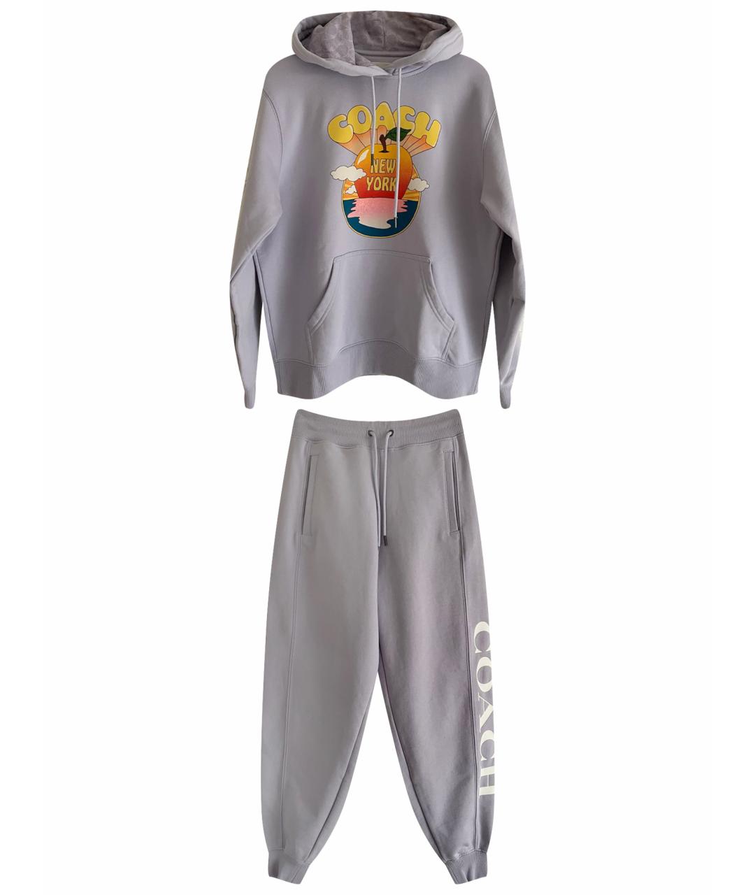 COACH Фиолетовый хлопковый спортивные костюмы, фото 1