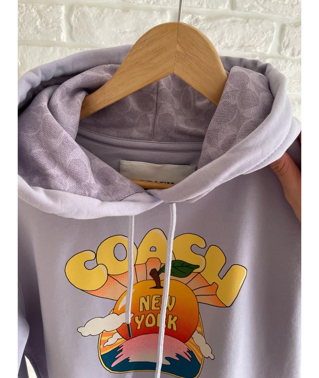 COACH Фиолетовый хлопковый спортивные костюмы, фото 8