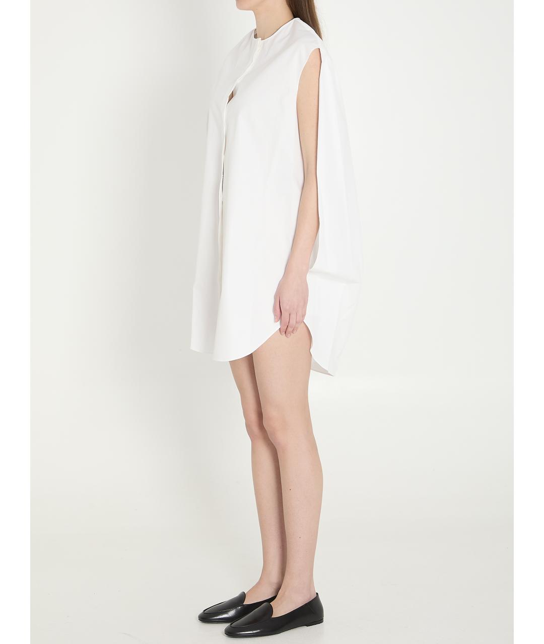 JACQUEMUS Белое хлопковое повседневное платье, фото 2