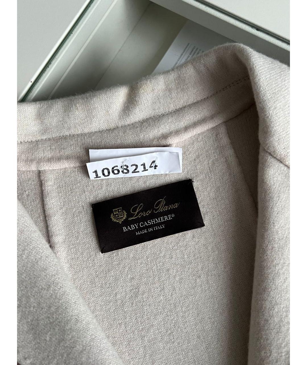 LORO PIANA Коричневое пальто, фото 3