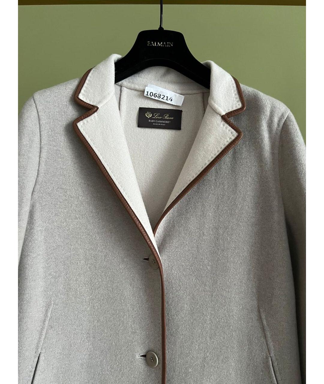 LORO PIANA Коричневое пальто, фото 2