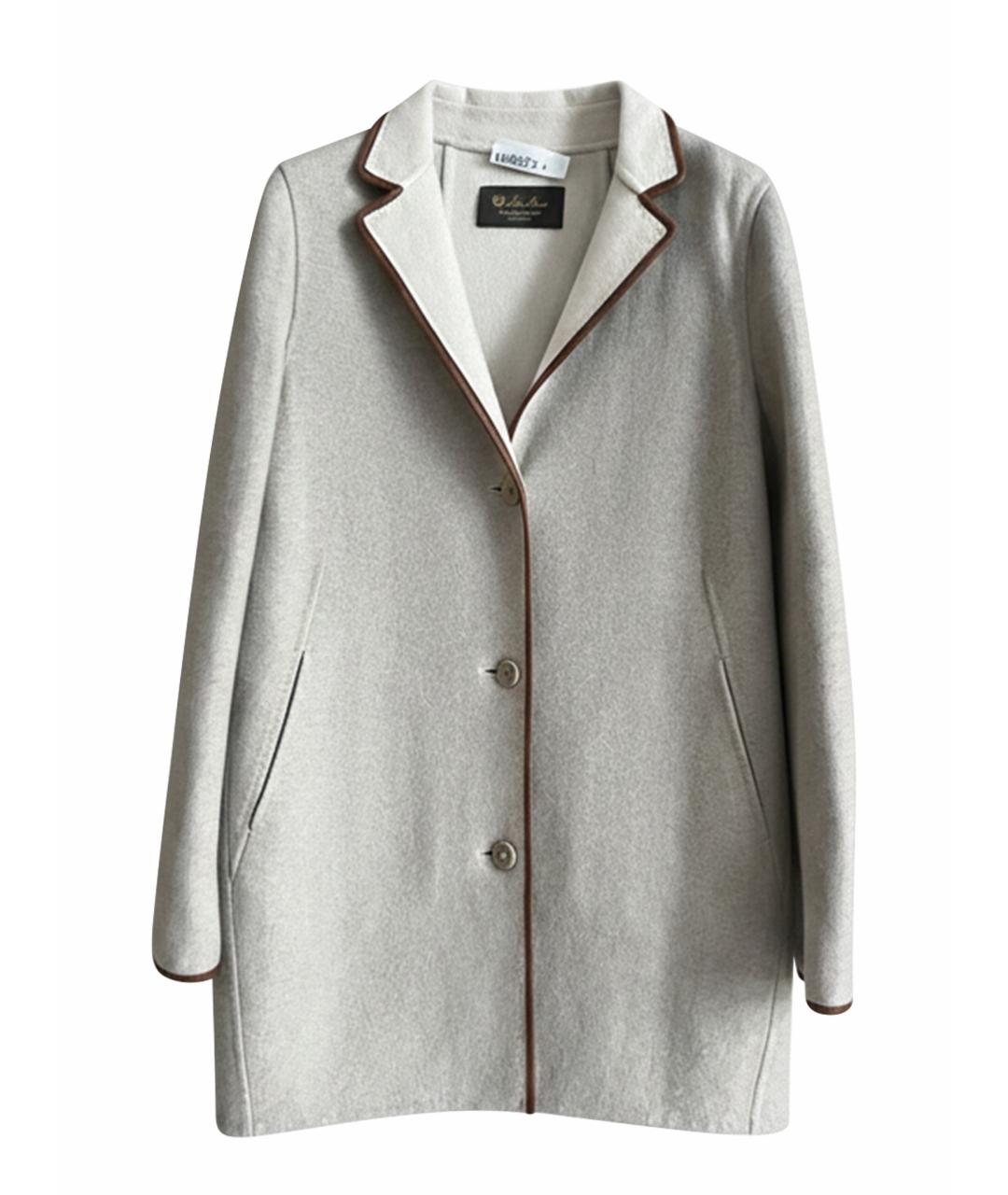 LORO PIANA Коричневое пальто, фото 1