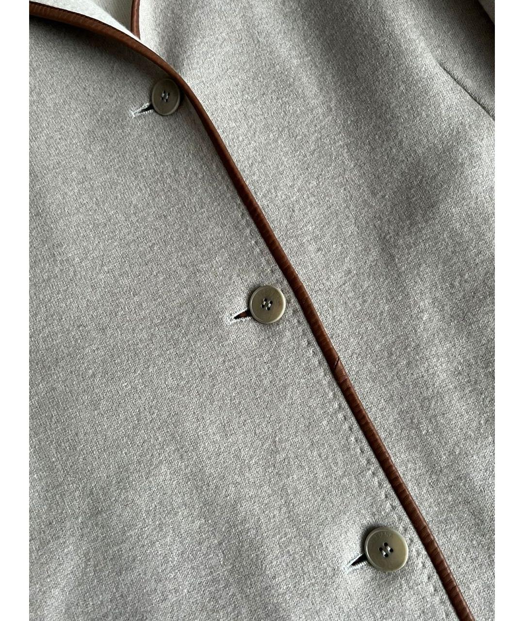LORO PIANA Коричневое пальто, фото 5