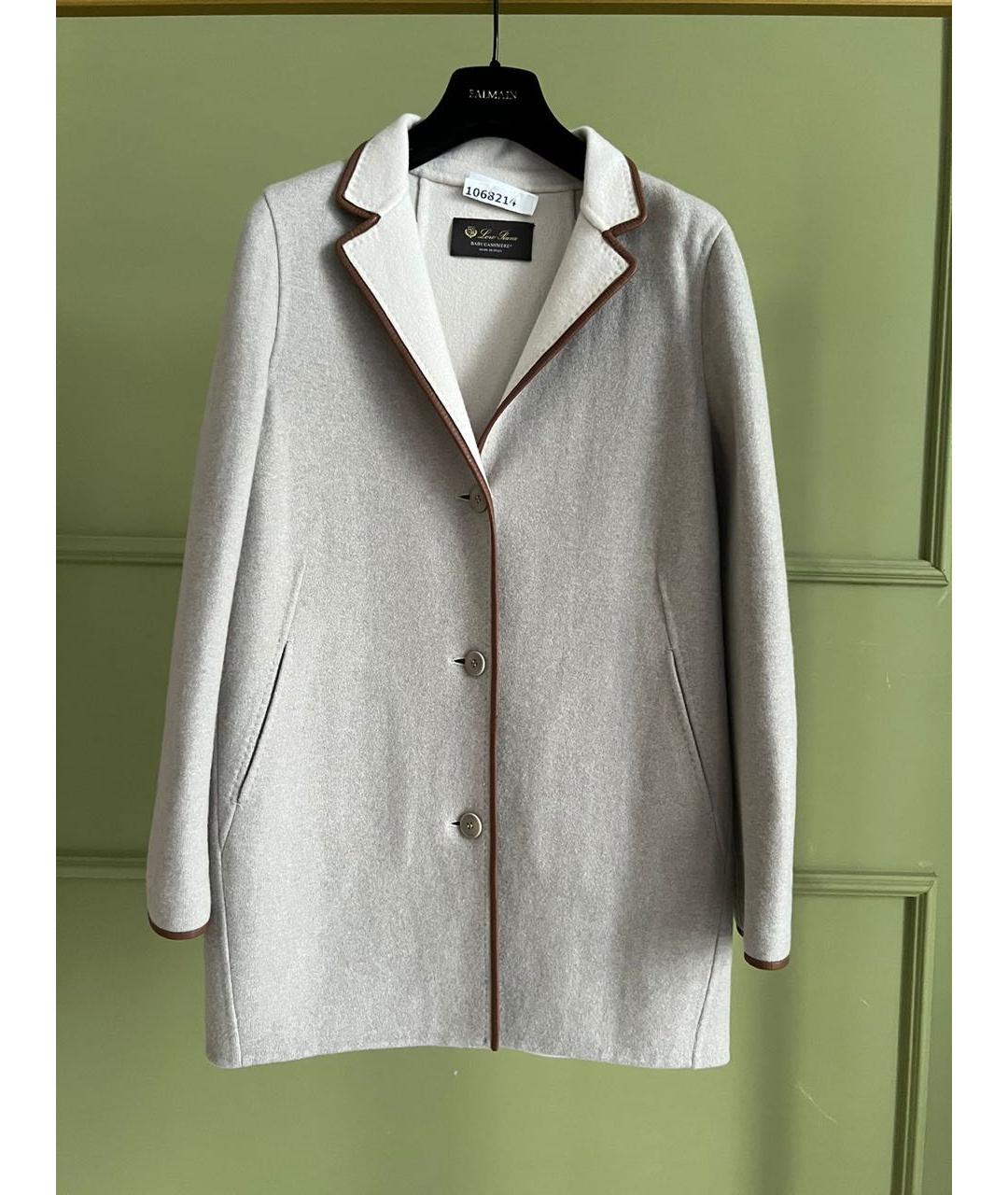 LORO PIANA Коричневое пальто, фото 9