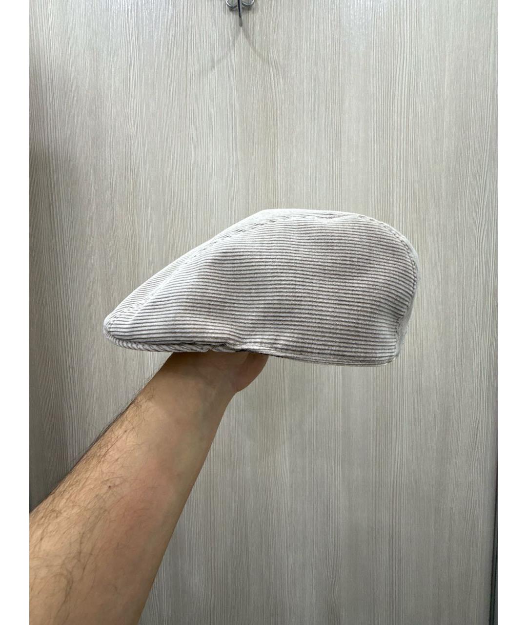 BRUNELLO CUCINELLI Бежевая хлопковая кепка/бейсболка, фото 7