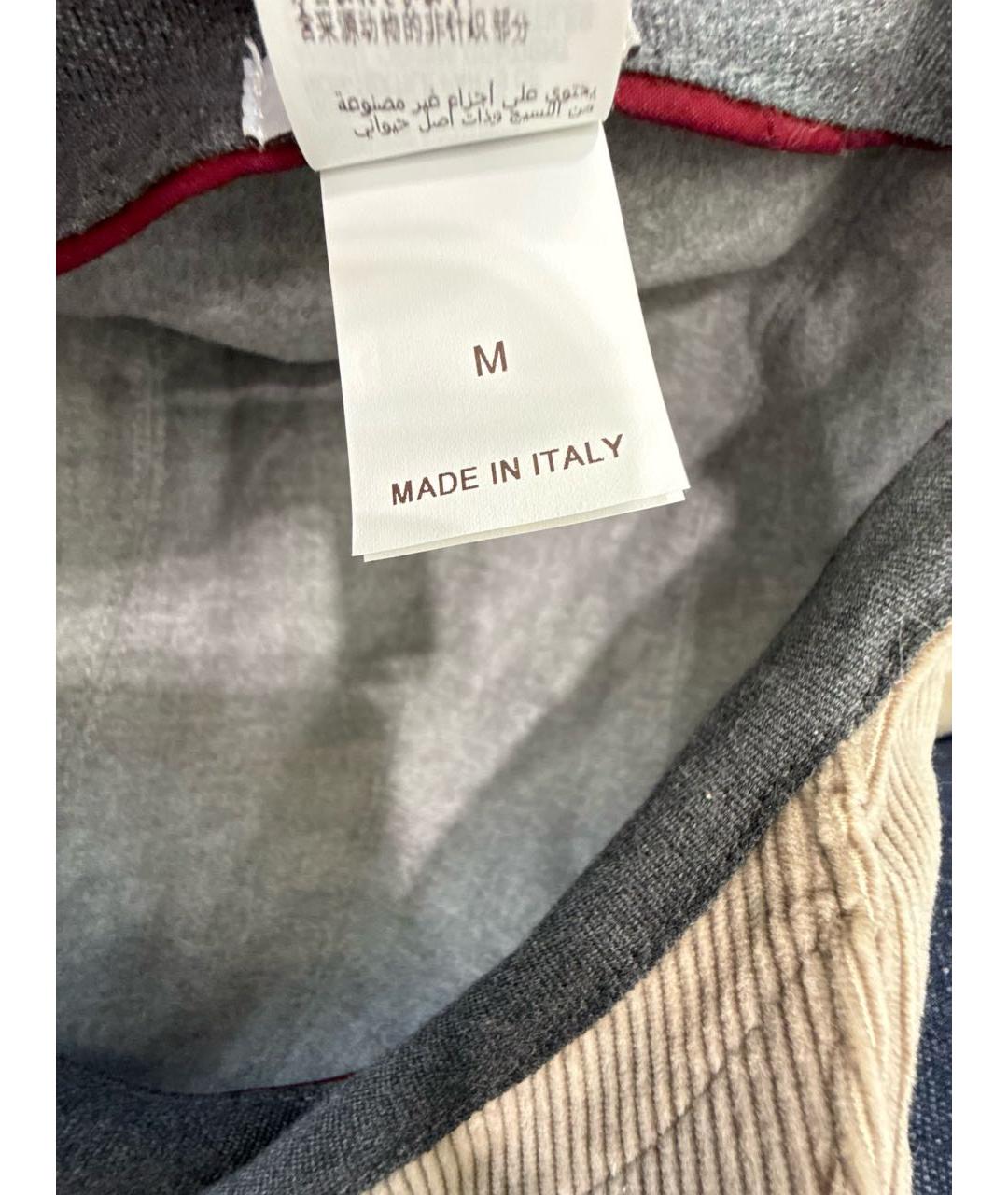 BRUNELLO CUCINELLI Бежевая хлопковая кепка/бейсболка, фото 6