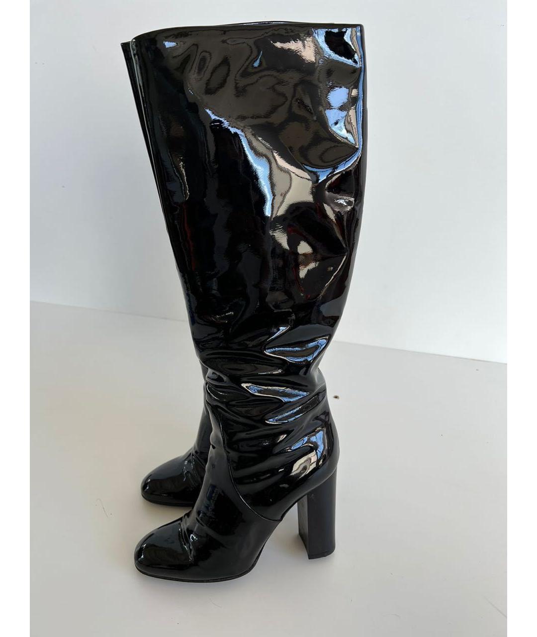 BOTTEGA VENETA Черные брогги и оксфорды из лакированной кожи, фото 7