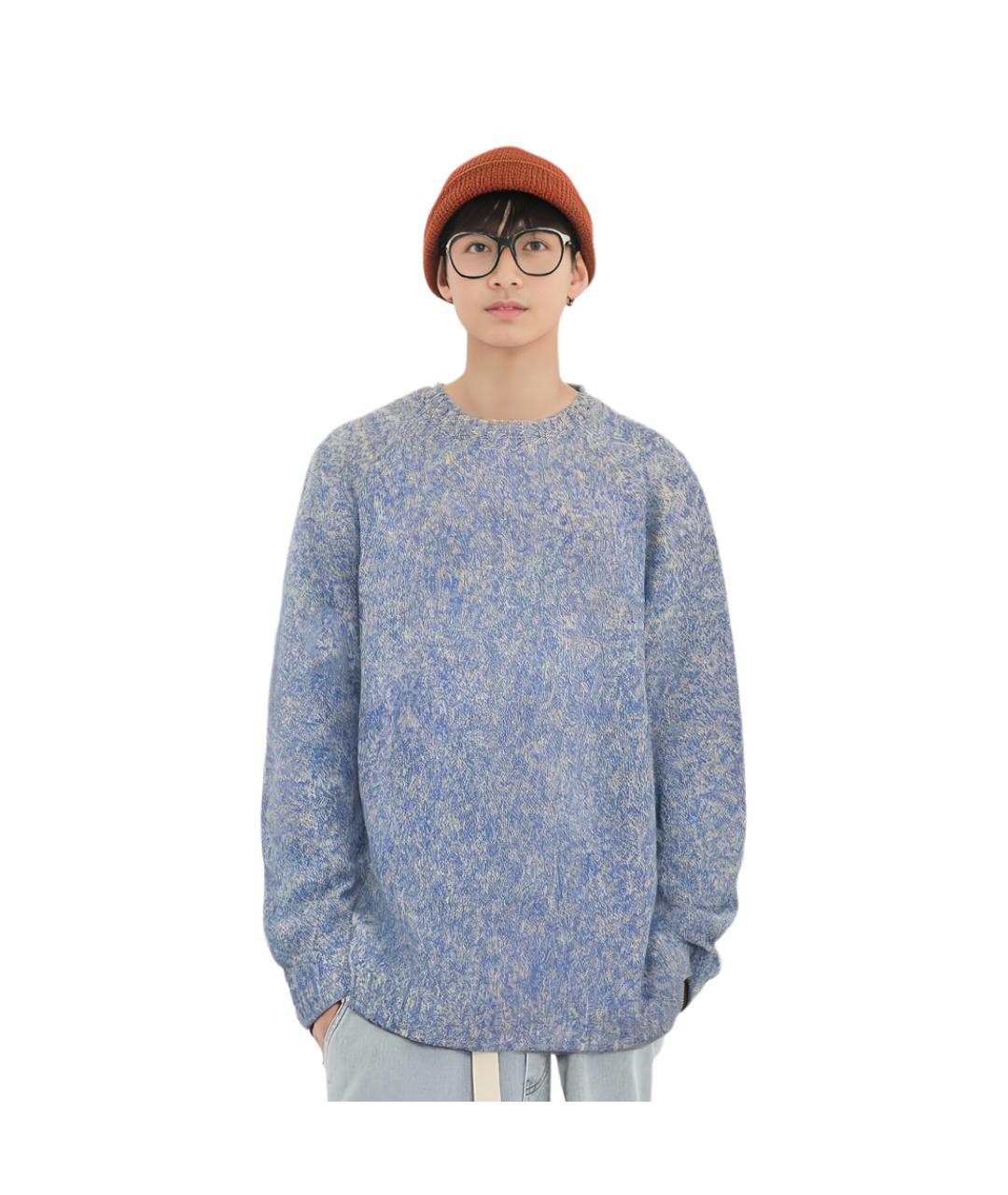 LOEWE Синий джемпер / свитер, фото 8